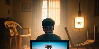 The Top 10 Mars Exploration Missions You Should Follow glowing laptop displaying a bright Mars rover selfie