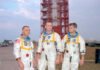 The Complete History of the Apollo Program: From Start to Finish Saturn V rocket mid-launch with the exhaust plume morphing