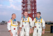The Complete History of the Apollo Program: From Start to Finish Saturn V rocket mid-launch with the exhaust plume morphing
