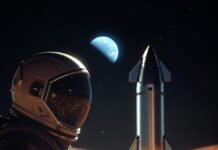 Exploring the Future: Space Missions That Could Change Humanity Earth as a tiny blue marble in the black sky